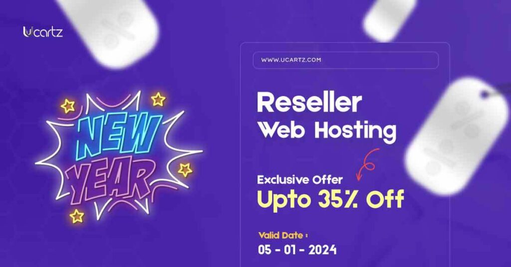 Take advantage of our our cPanel Reseller Web Hosting New Year Sale 2024 - 35% OFF to kickstart your hosting business journey.