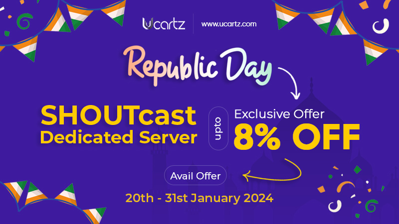 SHOUTcast Dedicated Server Sale, India